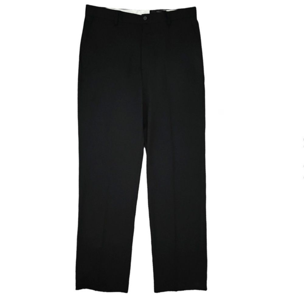 GREG NORMAN GOLF PANTS | DRESS PANT | BUSINESS PANT | CHINOS | BLACK | 34/34